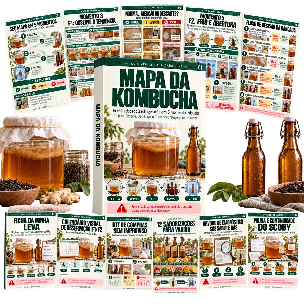 Plano Completo com o Mapa da Kombucha e seis bônus