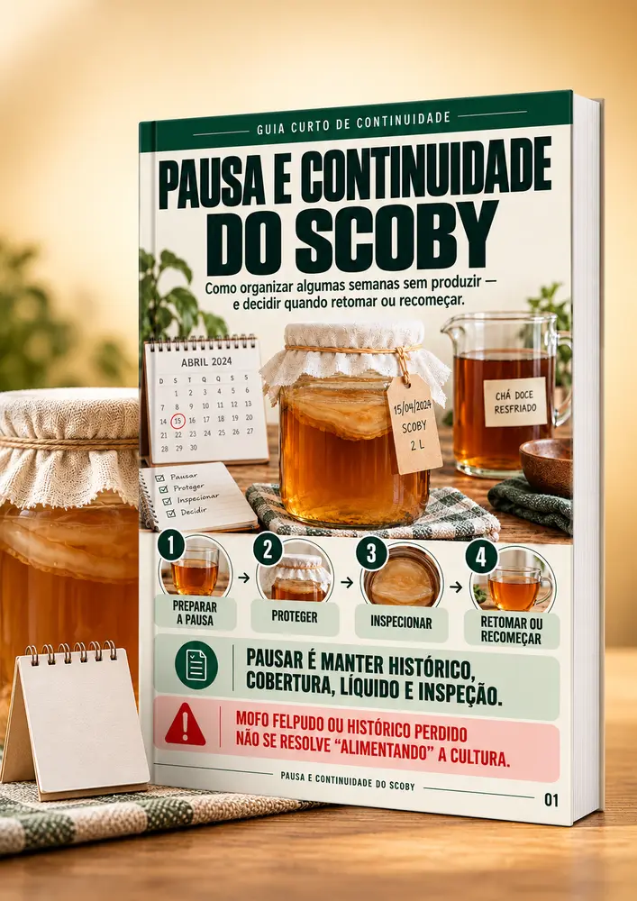 Mockup do bônus Pausa e Cuidados com o Fermento