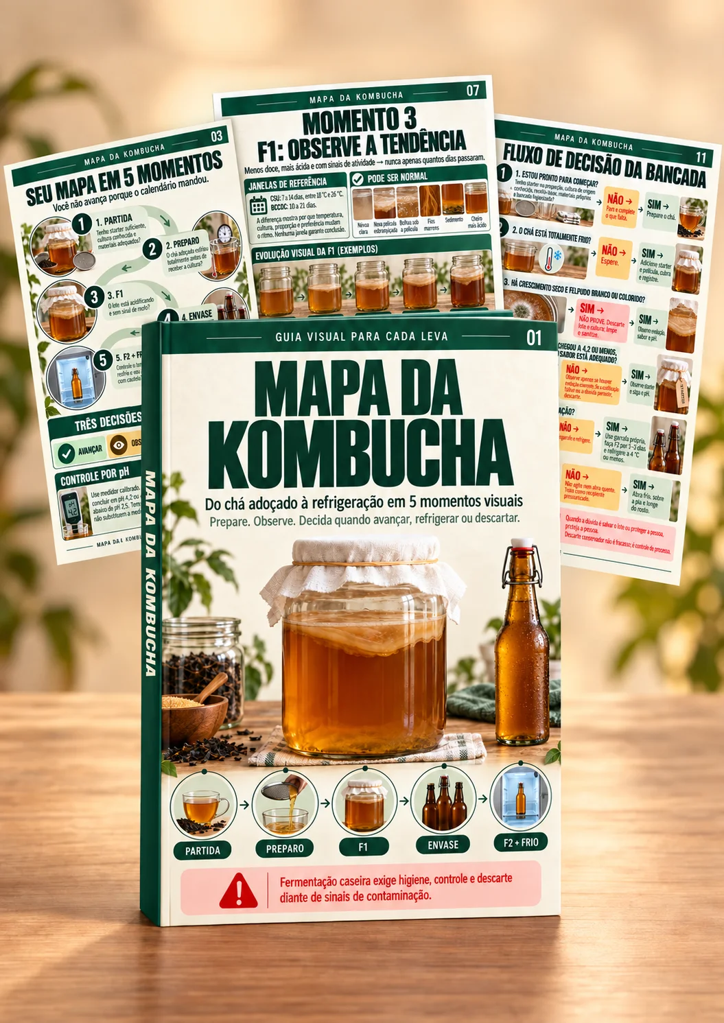 Mockup do Mapa da Kombucha no Plano Básico